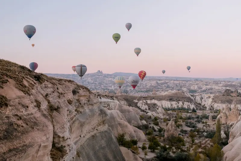 Hot-air balloons, Cappadocia